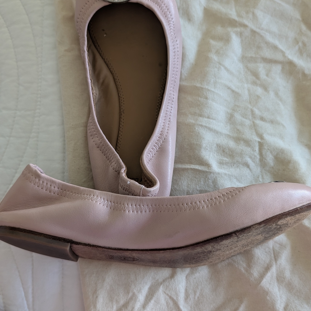 Tory Burch Pink Liana Ballet Flats - Picture 11 of 12